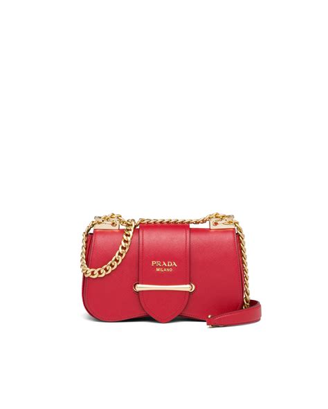 prada sidonie bag red|Fiery Red Saffiano Leather Prada Sidonie Bag .